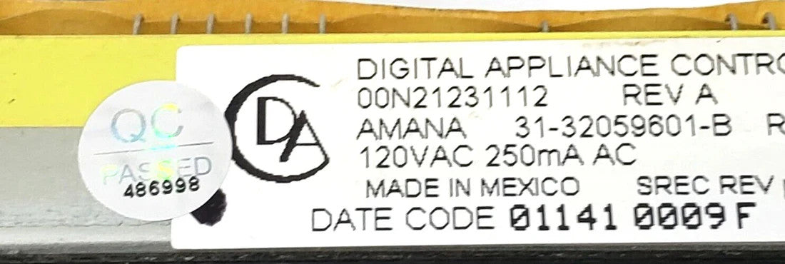 OEM Replacement for Amana Oven Control Board 31-32059601-B