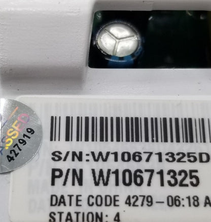 OEM Replacement for Whirlpool Washer Control  W10671325