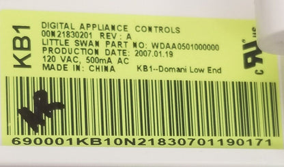 OEM Replacement for GE Washer Control Board 00N21830201