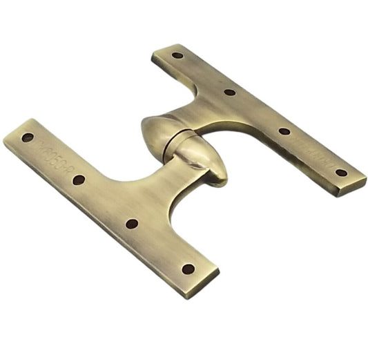 New Deltana Solid Brass 6" x 5" Right Olive Hinge w/ Ball Bearing OK6050B5-R