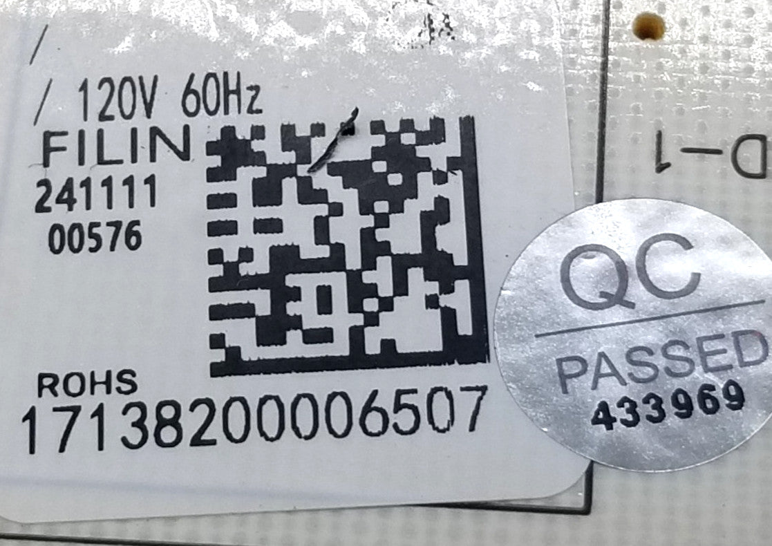 New OEM Replacement for Midea Dryer Power Control Board 17138200006507