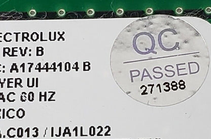 OEM Replacement for Frigidaire Laundry Control  A17444103B