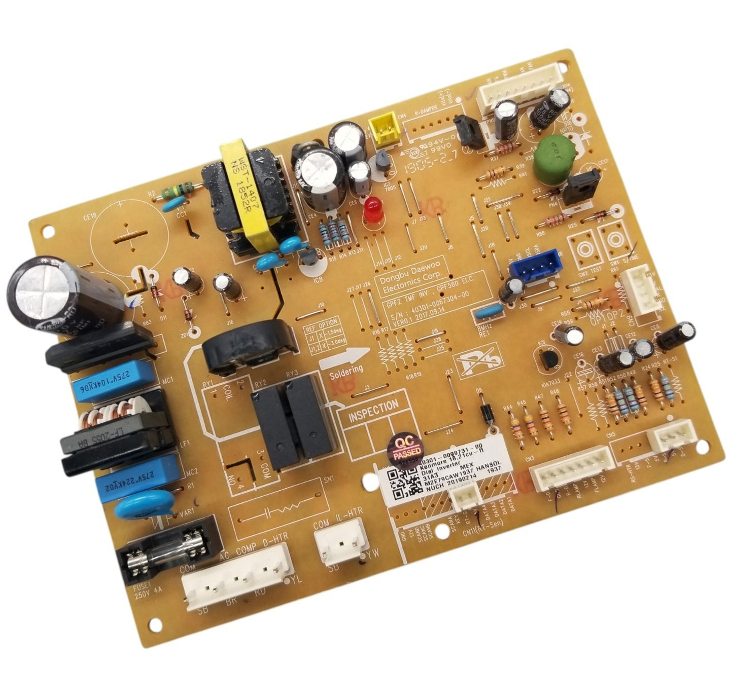 OEM Replacement for Kenmore Fridge Control 40301-0099731-00