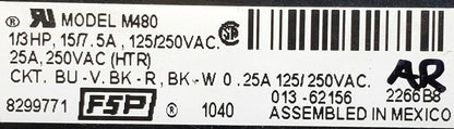 OEM Replacement for Whirlpool Dryer Timer  8299771