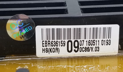 OEM Replacement for LG Dryer Control  EBR63615909 EBR62707635