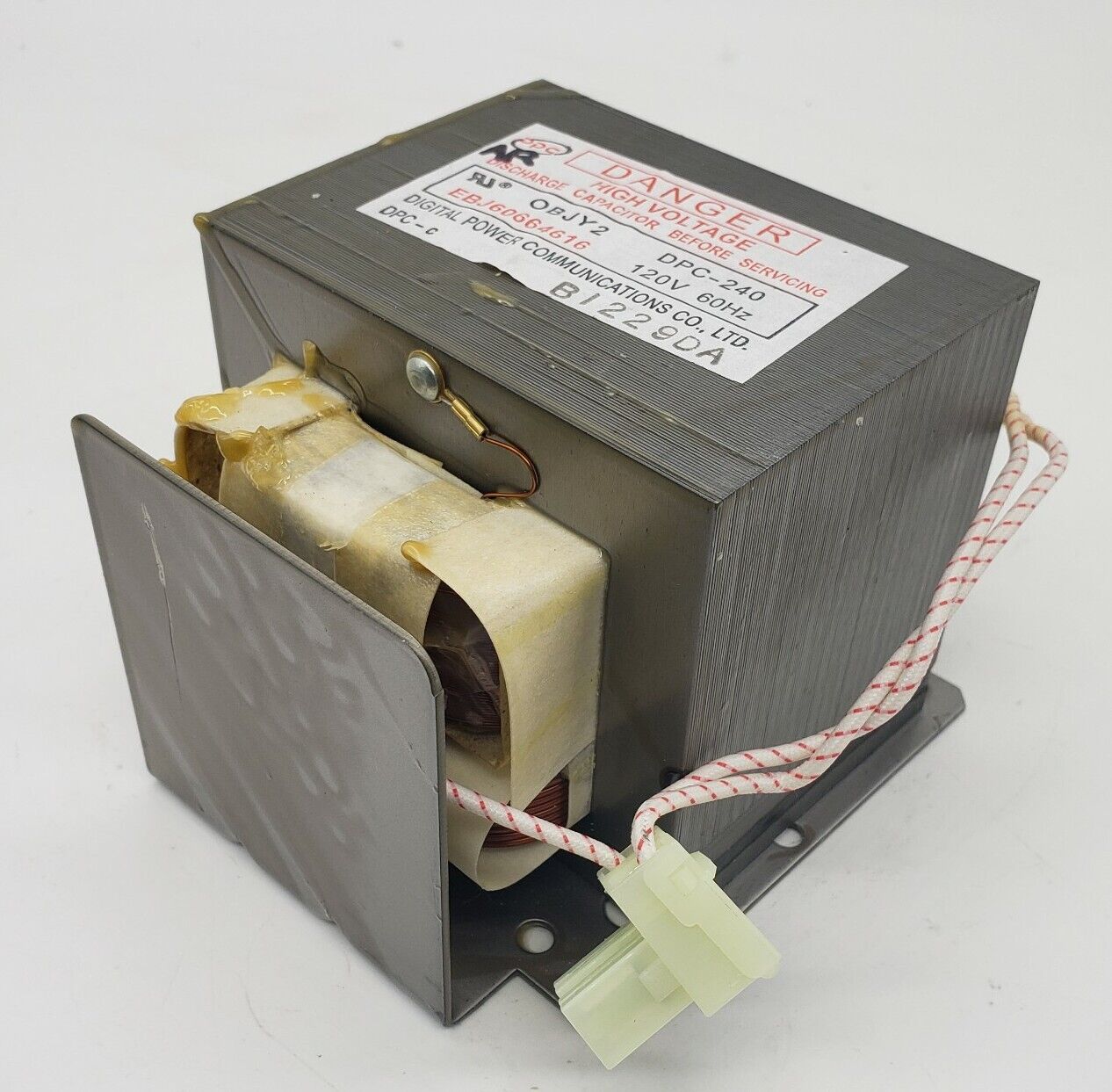 New Genuine Replacement for LG Microwave High Voltage Transformer EBJ60664610