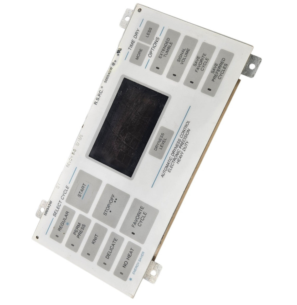 OEM Replacement for Amana Dryer Control 500546