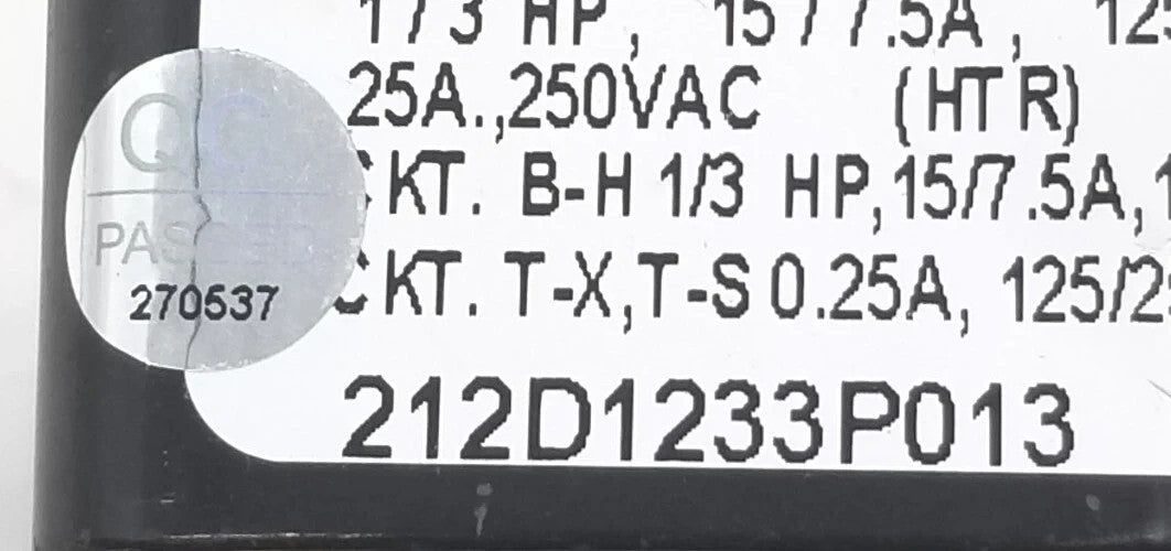 OEM Replacement for GE Dryer Timer (Set of 10) 212D1233P013
