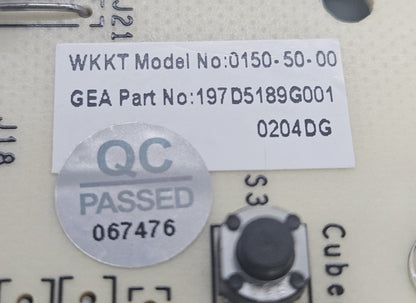 OEM Replacement for GE Fridge Control 197D5189G001