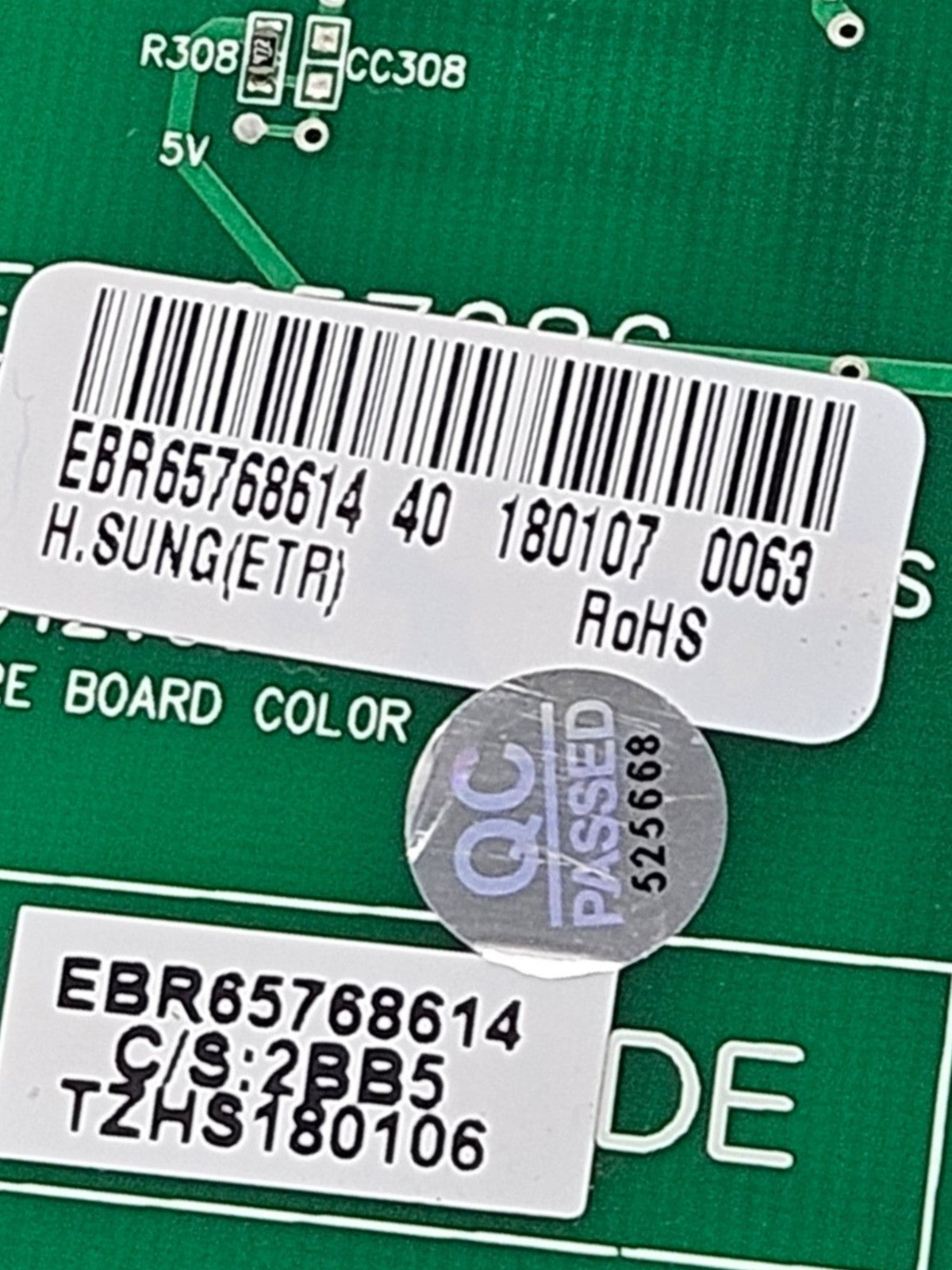 OEM Replacement for LG Fridge Dispenser Control EBR65768614
