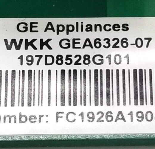 OEM Replacement for GE Fridge Control 197D8528G101