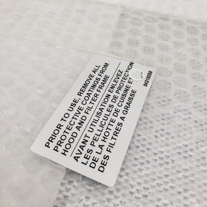 New OEM Replacement for Broan Fume Hood Grease Filter SB08087292