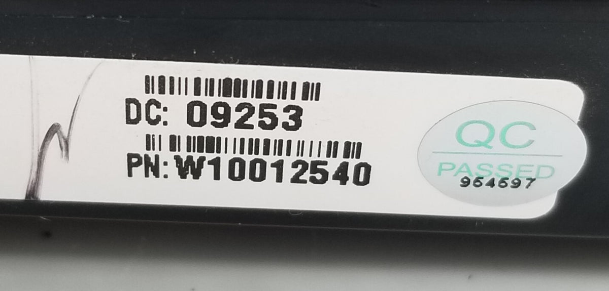 OEM Replacement for Whirlpool Dryer Control  W10012540  W10012530