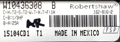 OEM Replacement for Whirlpool Dryer Timer  W10436308B