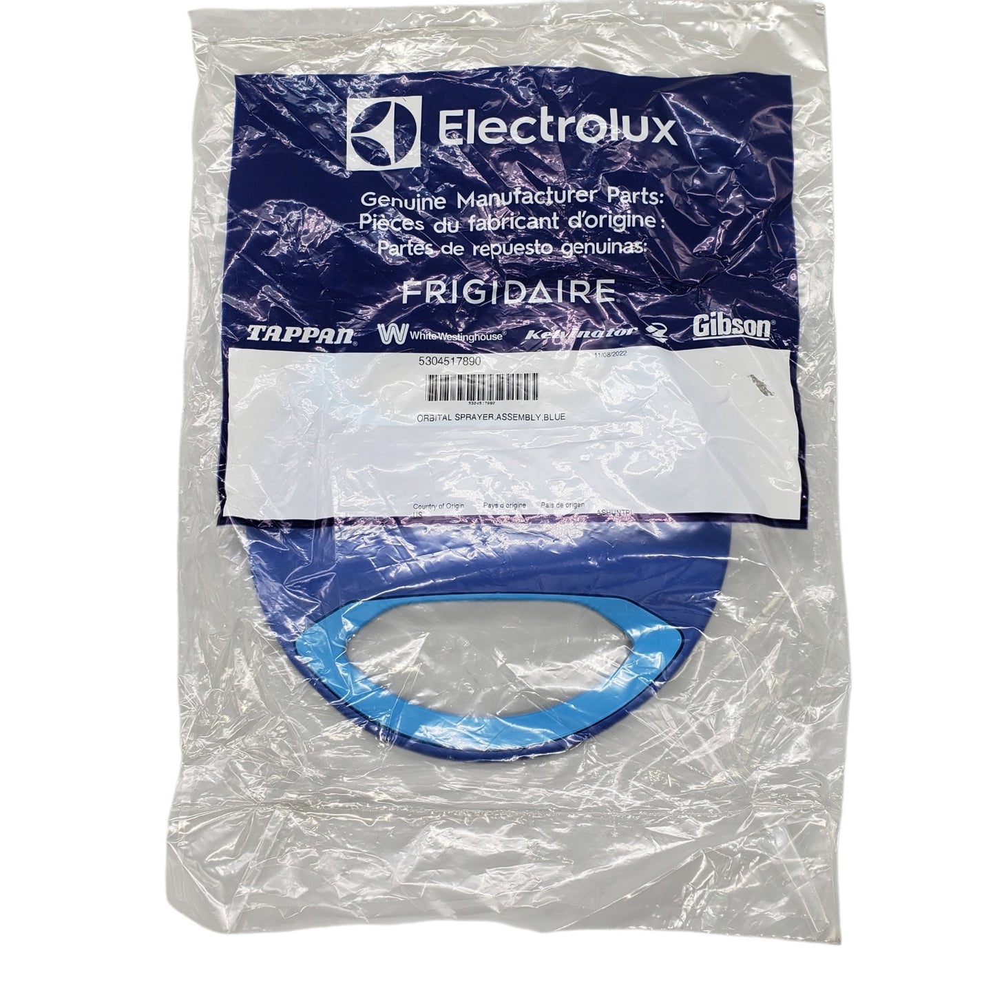 New OEM Replacement for Frigidaire Dishwasher Orbital Sprayer 5304517890 1Y Warr