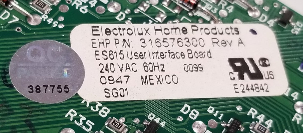 OEM Replacement for Frigidaire Oven Control 316576300
