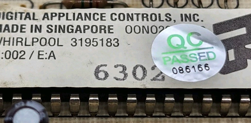 OEM Replacement for Whirlpool Range Control 3195183