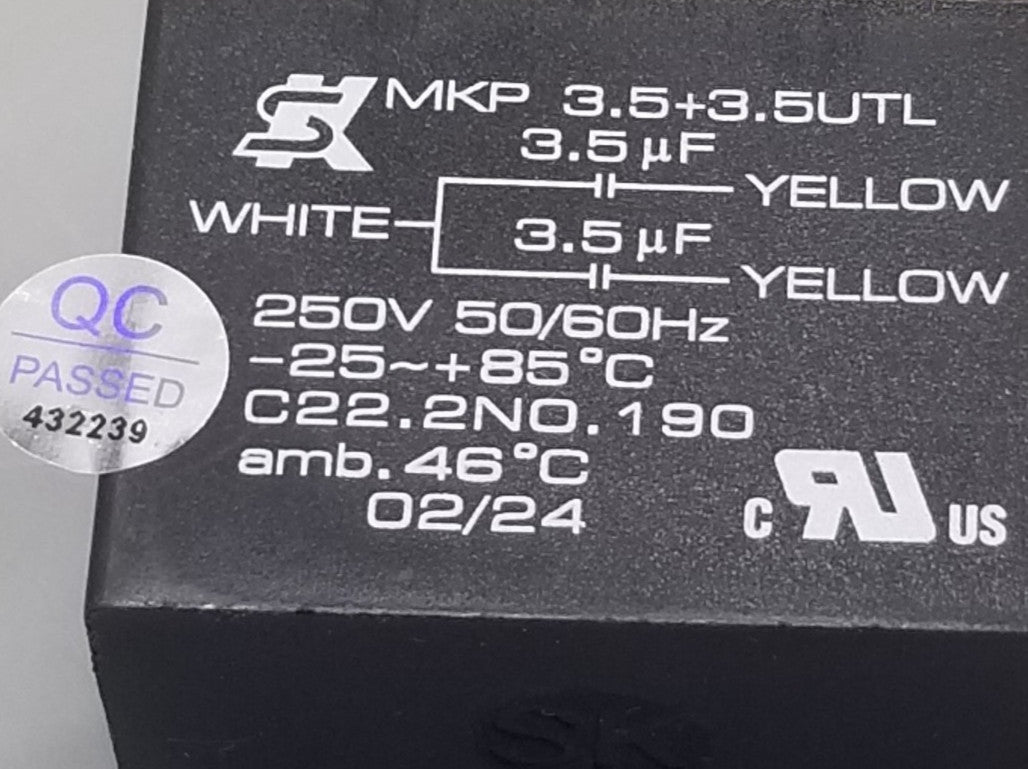 New OEM Replacement for Zephyr Range Hood Capacitor 12050009