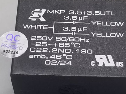New OEM Replacement for Zephyr Range Hood Capacitor 12050009