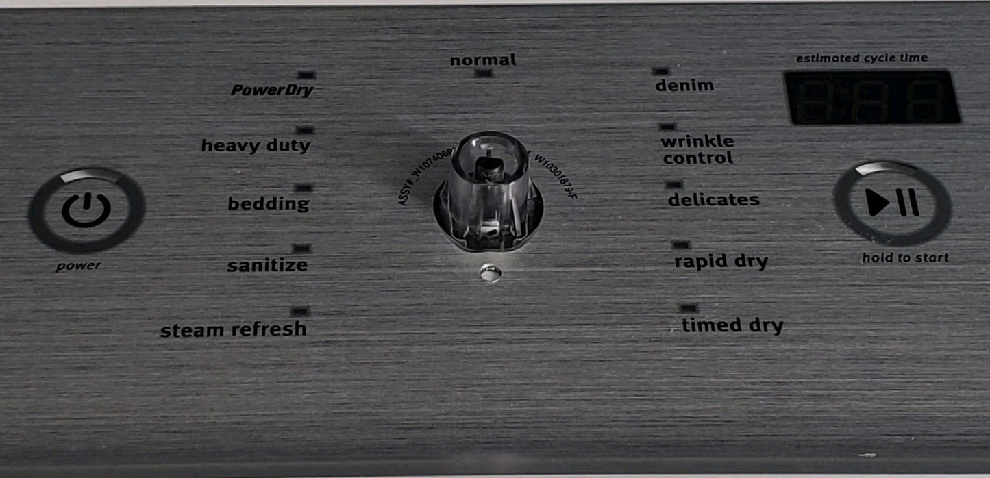 OEM Replacement for Maytag Dryer Control Panel  W10872842