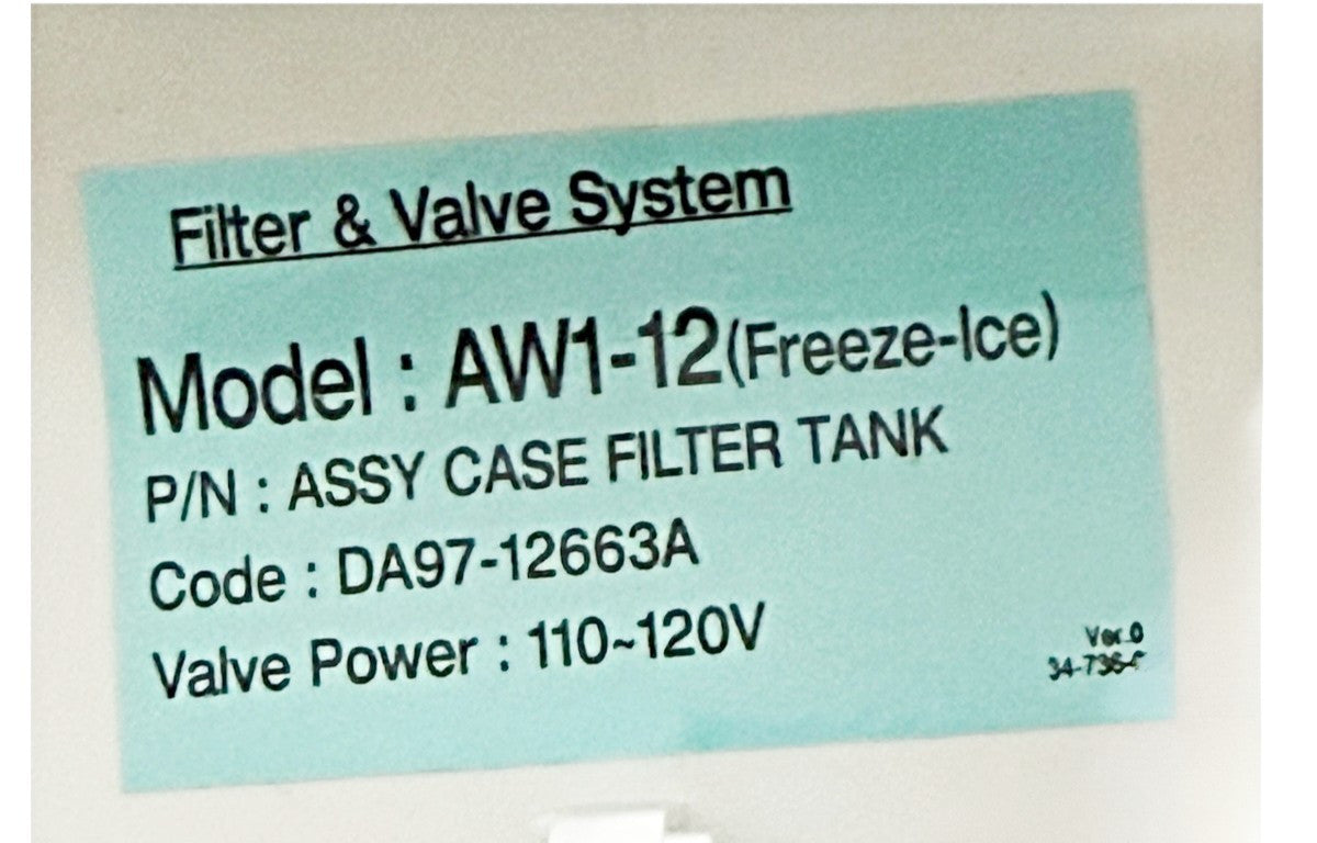 OEM Replacement for Samsung Fridge Water Filter Housing DA97-12663A