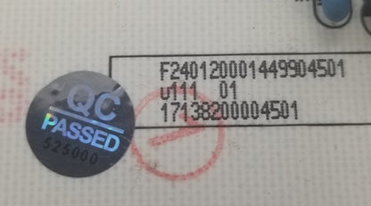 OEM Replacement for Midea Dryer Control  17138200004501