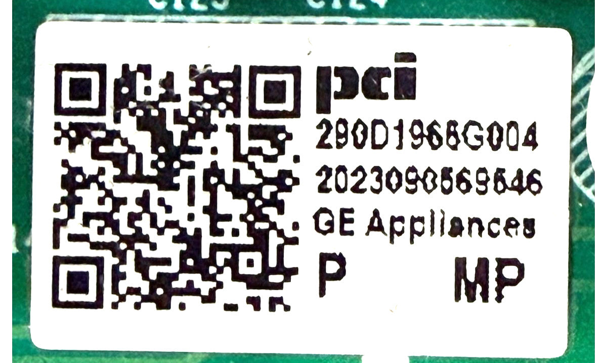 OEM Replacement for GE Washer Control 290D1965G004
