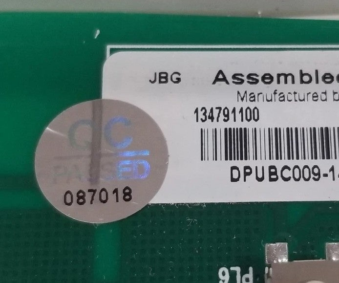 OEM Replacement for Electrolux Washer Control 134791100