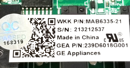 OEM Replacement for GE Refrigerator Control 239D6018G001