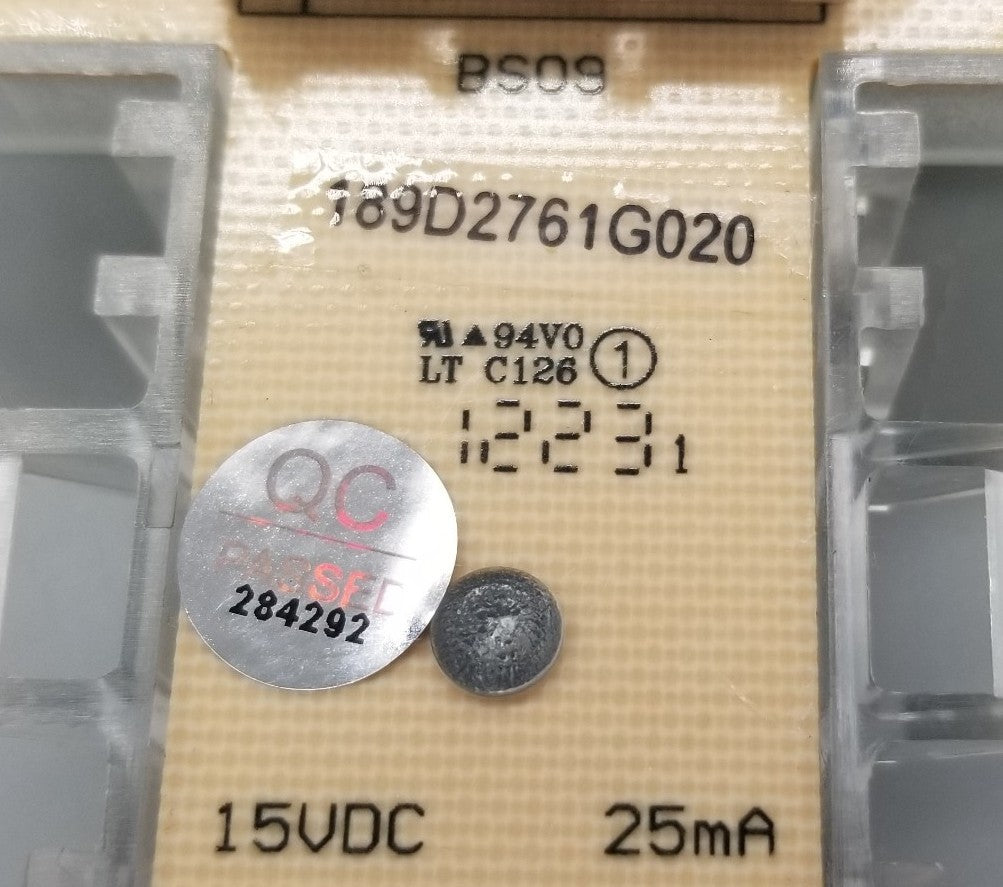 OEM Replacement for GE Washer Control Switch 189D2761G020