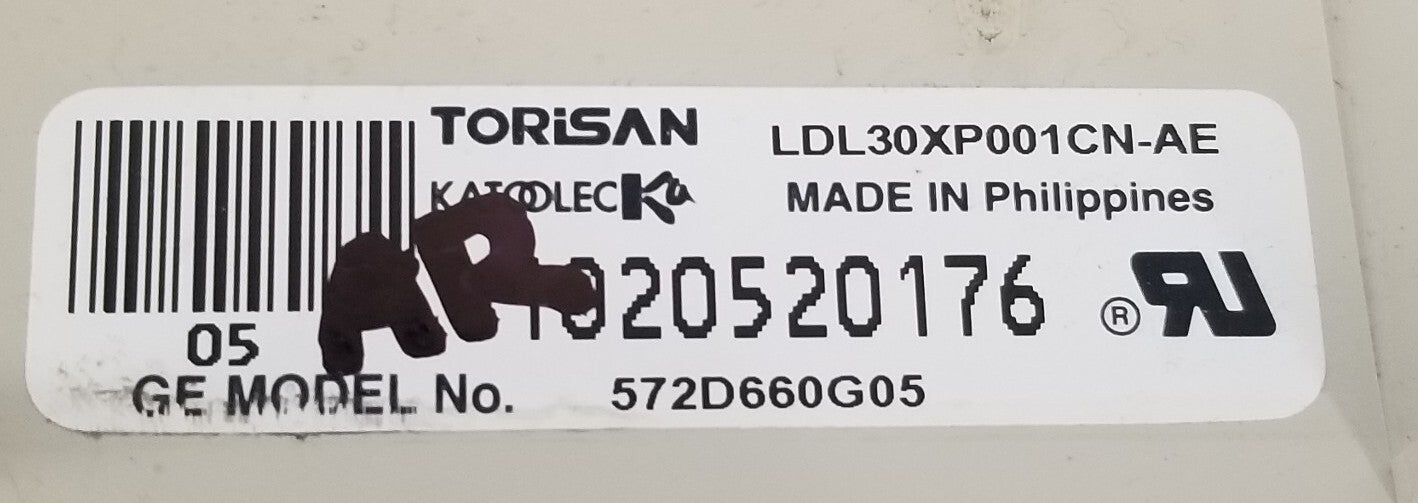 Genuine OEM Replacement for GE Dryer Control 572D660G05