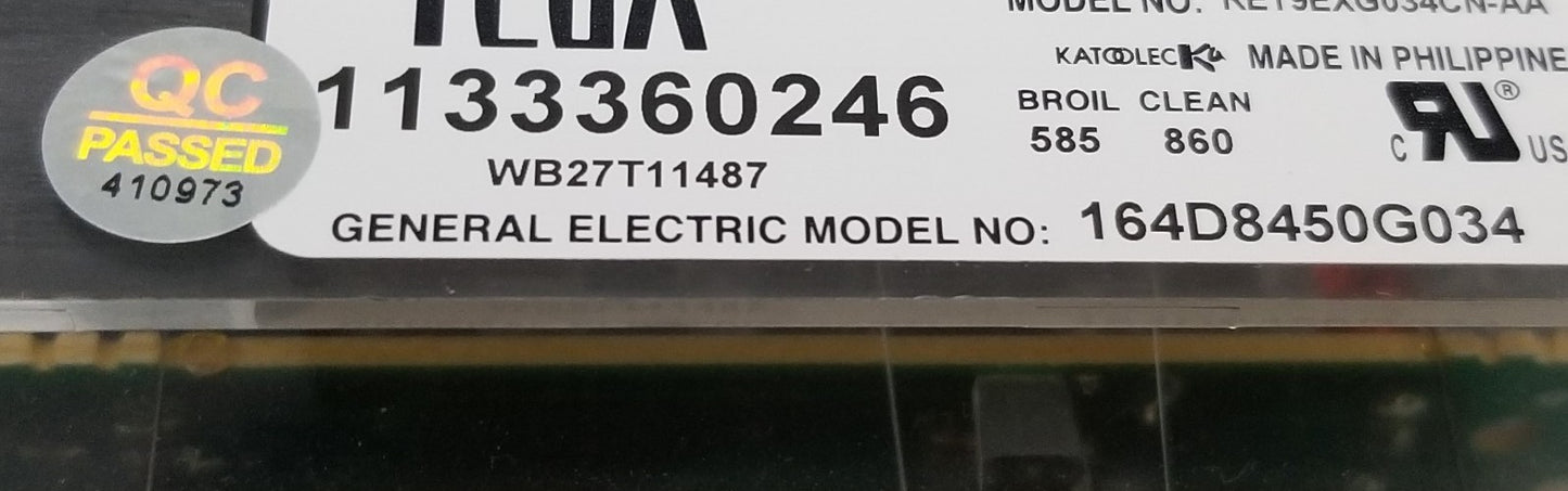 OEM Replacement for GE Oven Control Board WB27T11487