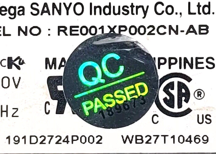 OEM Replacement for GE Range Control 191D2724P002 WB27T10469