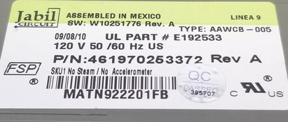 OEM Replacement for Whirlpool Washer Control  461970253372      ~ ~