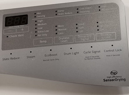 OEM Replacement for Whirlpool Dryer Control Panel  W10825132