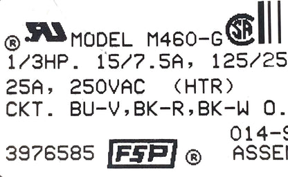 OEM Replacement for Whirlpool Dryer Timer 3976585