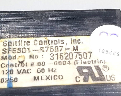 OEM Replacement for Frigidaire Range Control 316207507