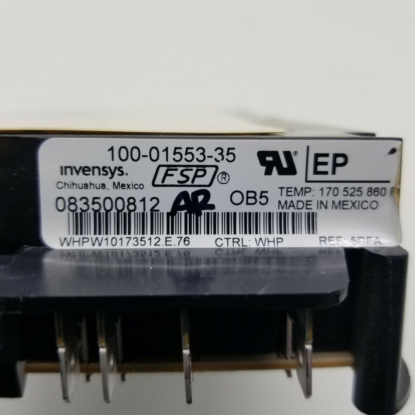 Genuine OEM Replacement for Whirlpool Range Control W10173512