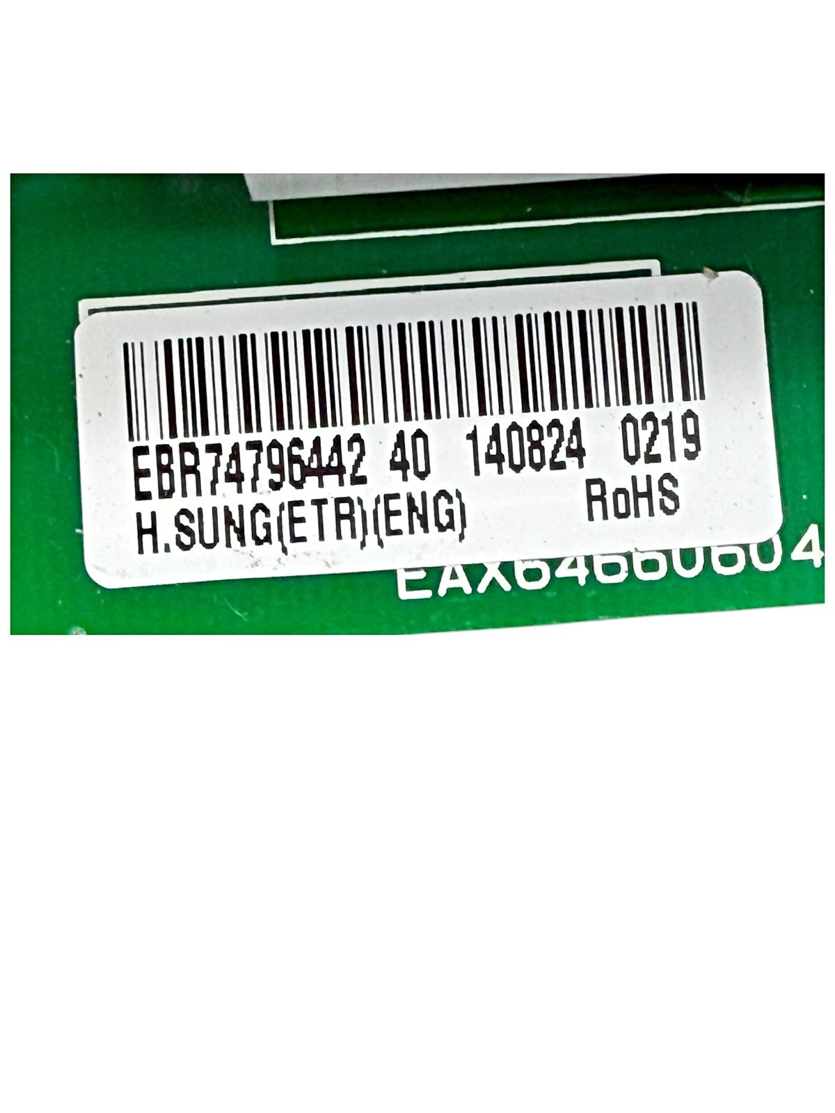 OEM Replacement for LG Fridge Control Board EBR74796442