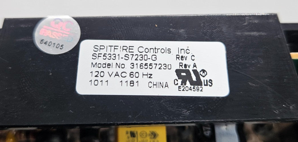 OEM Replacement for Frigidaire Oven Control 316557230