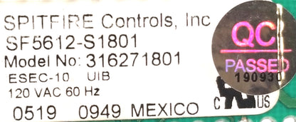 OEM Replacement for Kenmore Range Control  316271801     ~ ~