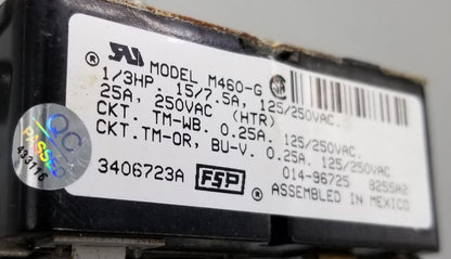 OEM Replacement for Whirlpool Dryer Timer 3406723A