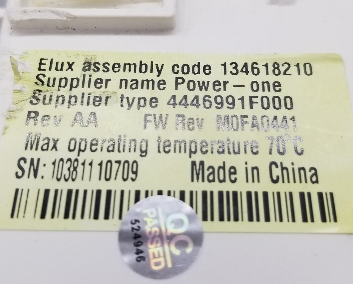 OEM Replacement for Frigidaire Washer Control 134618210
