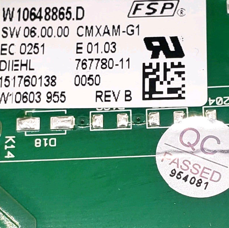 OEM Replacement for Whirlpool Oven Control  W10648865
