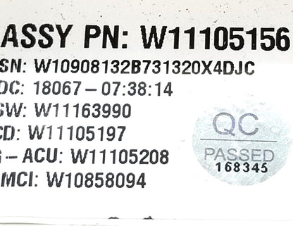 OEM Replacement for Kenmore Washer Control W11105156