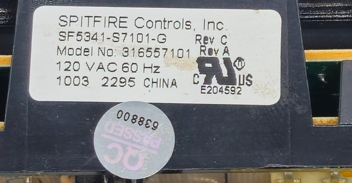 OEM Replacement for Frigidaire Range Control Board 316557101