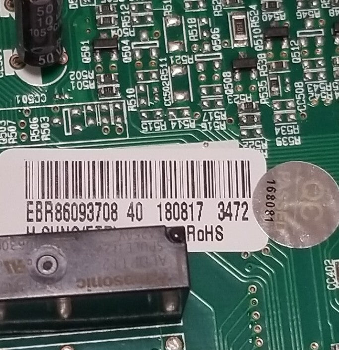OEM Replacement for LG Refrigerator Control EBR86093708
