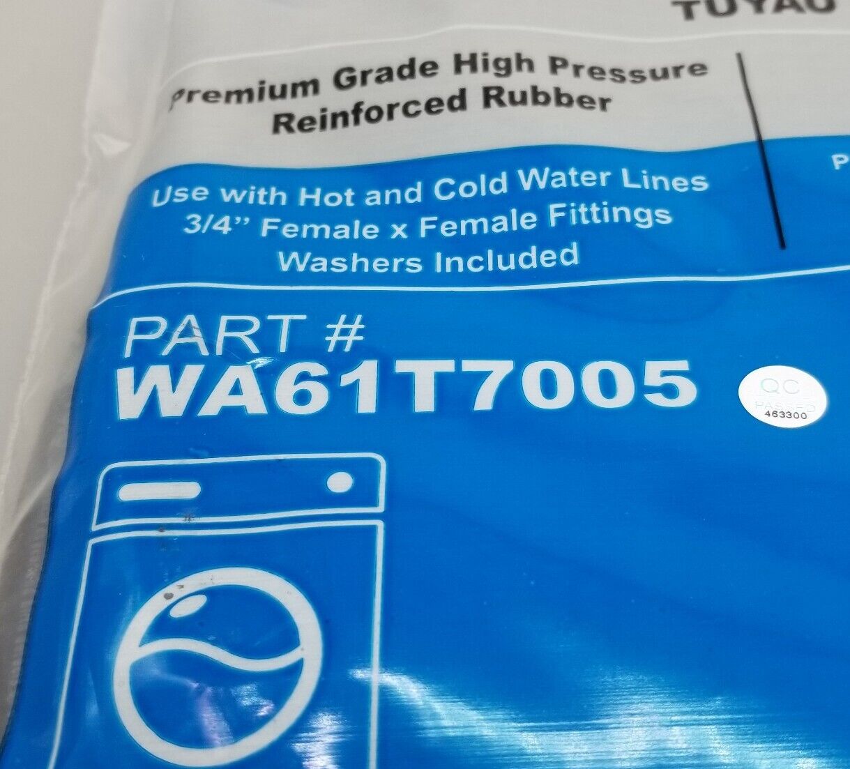 New OEM UDP 5' Washer Hose 2 Pack WA61T7005