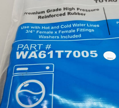 New OEM UDP 5' Washer Hose 2 Pack WA61T7005
