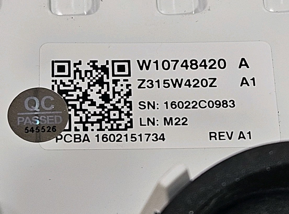 OEM Replacement for Maytag Washer Control W10748420
